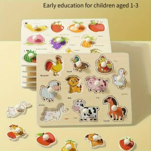 Montessori early education geometry beginner puzzle board