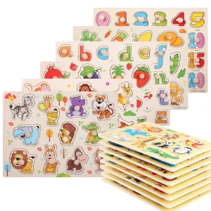 Montessori Early Learning Wooden Puzzle Toys for Children